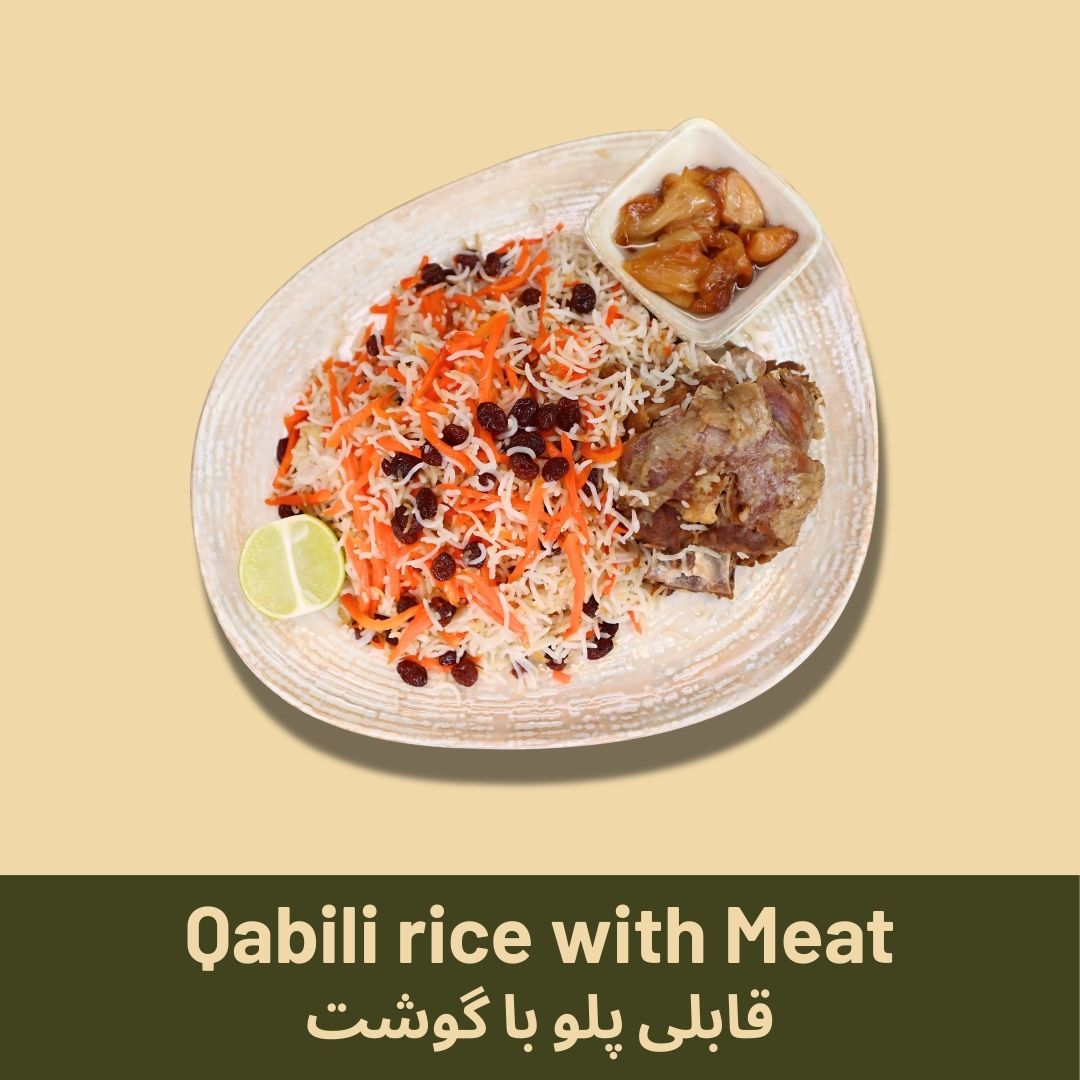 Qabili rice with Meat