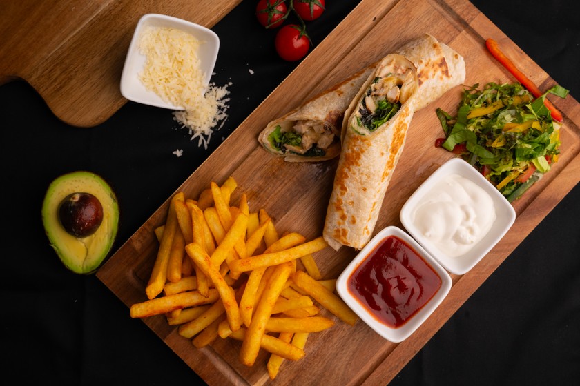 Greek Chicken Wrap