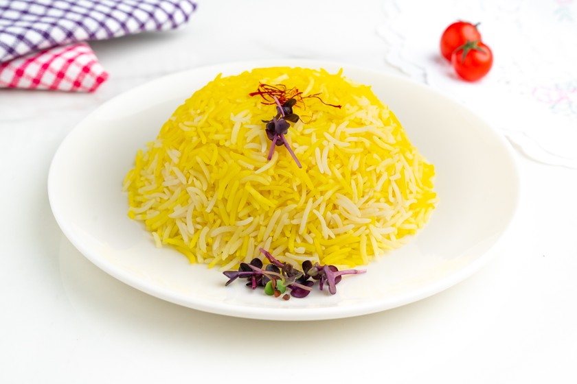 Steamed Saffron Rice